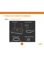 Предварительный просмотр 4 страницы ORANGE Surf & Pay Quick Start Manual