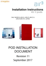 Preview for 1 page of ORANGEBOX Air 3 pod Installation Instructions Manual