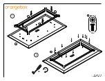 Предварительный просмотр 3 страницы ORANGEBOX Cubb Tables One Piece Table Assembly Instruction Manual