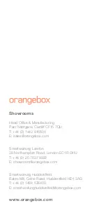 Предварительный просмотр 8 страницы ORANGEBOX seren Operating Instructions Manual