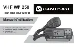 Предварительный просмотр 1 страницы orangemarine VHF WP 250 Instruction Manual