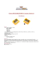 OrangeRx DSMX/DSM2 User Manual preview