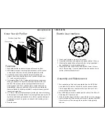 Предварительный просмотр 3 страницы Oransi OVHP44 User Manual