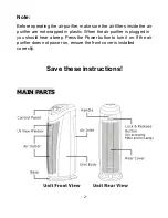 Preview for 4 page of Oransi OVHT9908 Owner'S Manual