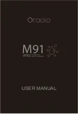 Preview for 1 page of Oraolo M91 User Manual