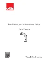 Oras Electra 6104 Installation And Maintenance Manual preview