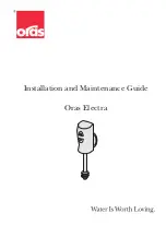 Oras Electra 6567 Installation And Maintenance Manual preview