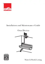 Oras Electra 6575 Installation And Maintenance Manual preview