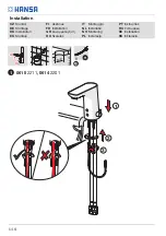 Preview for 6 page of Oras HANSA HANSALIGNA 0614 2201 Installation And Maintenance Manual