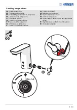 Preview for 11 page of Oras HANSA HANSALIGNA 0614 2201 Installation And Maintenance Manual