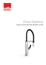 Preview for 1 page of Oras Optima 2733F Installation And Maintenance Manual