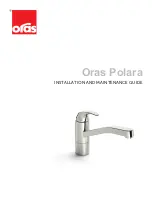 Oras Polara 1420F Installation And Maintenance Manual preview