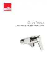 Preview for 1 page of Oras Vega Installation And Maintenance Manual