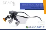 Orascoptic Spark Series Instructions For Use And Care Manual предпросмотр