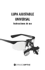 Предварительный просмотр 67 страницы Orascoptic UNIVERSAL FLIP-UP LOUPE Instructions For Use Manual