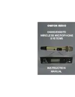 Preview for 1 page of Orator Audio D690D Instruction Manual