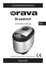 Orava Breadchef Instruction Manual preview