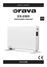 Preview for 1 page of Orava EK-2009 Instruction Manual