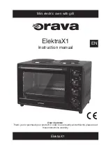 Orava ElektraX1 Instruction Manual предпросмотр