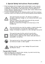 Preview for 7 page of Orava FI-120A Instruction Manual & Warranty