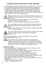 Preview for 8 page of Orava IO-20 Instruction Manual