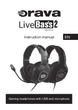 Orava LiveBass2 Gaming Instruction Manual preview