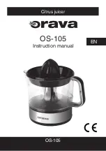 Предварительный просмотр 1 страницы Orava OS-105 Instruction Manual