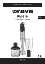 Orava RM-610 Instruction Manual preview