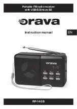 Orava RP-140 B Instruction Manual preview