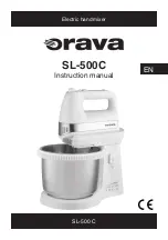 Orava SL-500C Instruction Manual preview