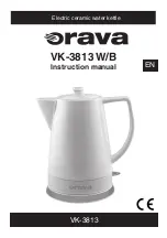 Orava VK-3813 B Instruction Manual preview