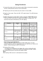 Preview for 16 page of Orava VP-200i Instruction Manual