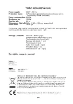 Preview for 12 page of Orava VY-240 A Instruction Manual