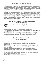 Preview for 2 page of Orava WF-24A Instruction Manual