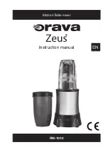 Preview for 1 page of Orava Zeus RM-1000 Instruction Manual