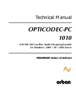 Preview for 5 page of Orban OPTICODEC-PC 1010 Technical Manual