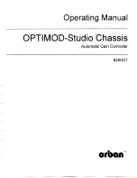 Preview for 5 page of Orban OPTIMOD 8200ST Operating Manual