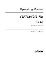 Preview for 7 page of Orban OPTIMOD-FM 5518 Operating Manual