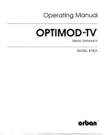 Preview for 5 page of Orban Optimod-TV 8185A Operating Manual