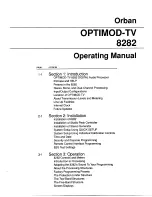 Предварительный просмотр 10 страницы Orban Optimod-TV 8282 Operating Manual