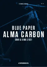 Предварительный просмотр 1 страницы Orbea BLUE PAPER ALMA CARBON
OMR 2021 Technical Manual