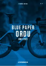 Orbea BLUE PAPER ALMA CARBON OMX 2021 Technical Manual предпросмотр