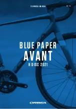 Orbea BLUE PAPER AVANT H DISC 2021 Technical Manual preview