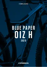 Orbea BLUE PAPER OIZ H 2020 Technical Manual preview