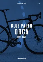 Orbea BLUE PAPER ORCA OMR 2021 Technical Manual предпросмотр