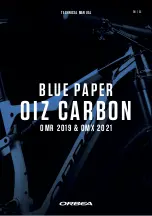 Orbea OIZ OMR CARBON 2019 Technical Manual preview