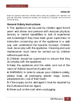 Preview for 17 page of Orbegozo ADR 70 Operating Instructions Manual