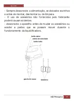 Предварительный просмотр 21 страницы Orbegozo BA 3250 Instruction Manual