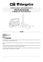 Preview for 1 page of Orbegozo BA 3500 Instruction Manual