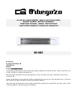 Orbegozo BB 4000 Instruction Manual preview